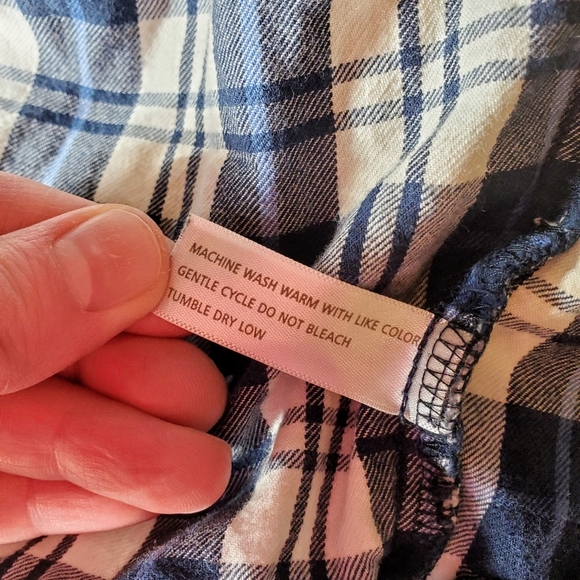 Koala Kids Blue White 100% Cotton Plaid Button Down Shirt Baby Toddler Boy 18m - Picture 3 of 10